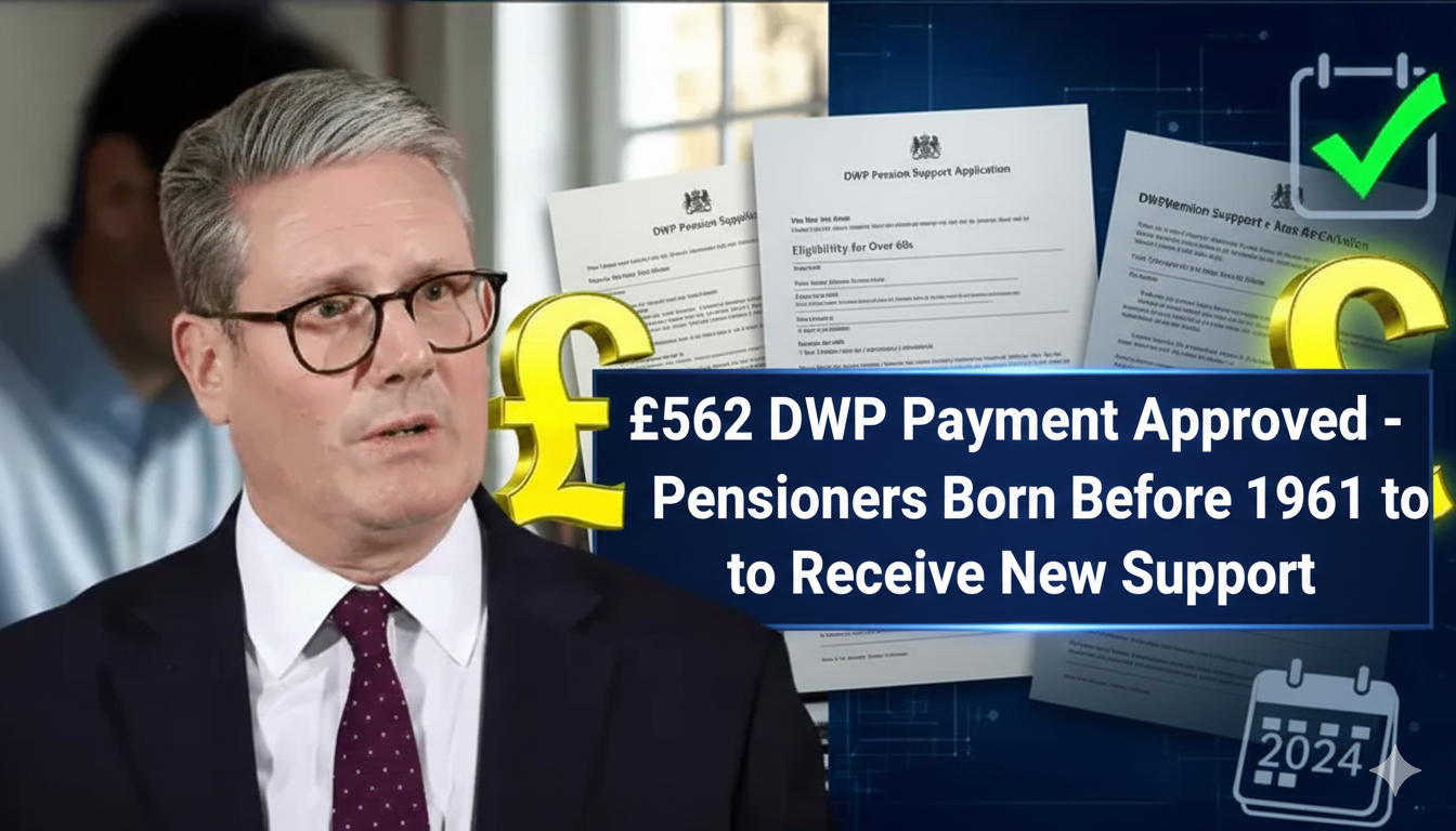 £562 DWP payment approved